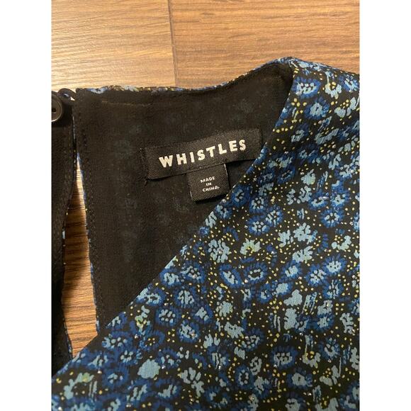 EUC WHISTLES Scattered Bloom Dobby Dress sz: 12 - Picture 9 of 12